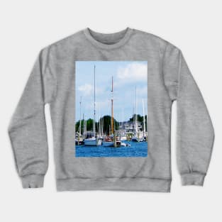 Wickford RI - Village Dock Crewneck Sweatshirt